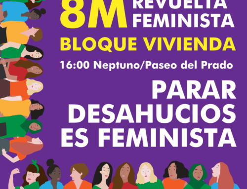 Manifiesto del movimiento por el derecho a la vivienda: 8 marzo 2020