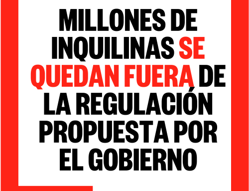 Millones de inquilinas se quedan de nuevo fuera de la regulación propuesta por el gobierno