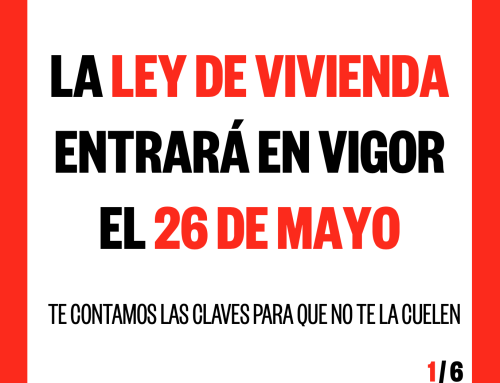 ¿Cómo nos afecta la aprobación de la ley de vivienda?