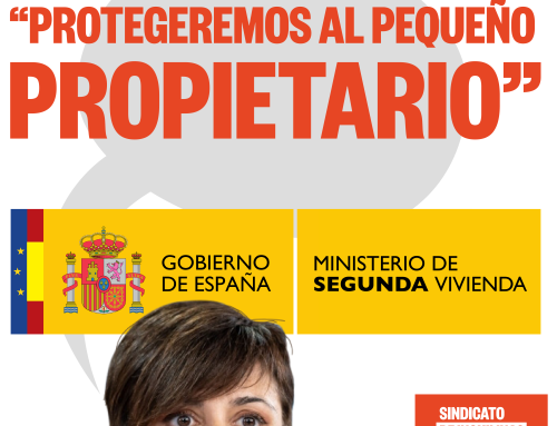 La nueva “Ministra de Segunda Vivienda” pone por delante a los rentistas