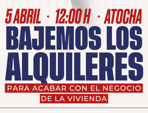 Convocada el 5 de abril la primera manifestación a nivel estatal por el derecho a la vivienda